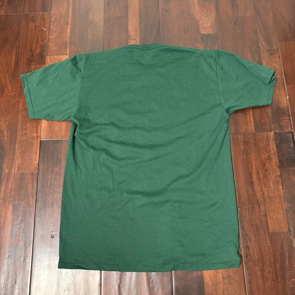 Vintage Cotton Grove Winter Holly Birds Green Shirt Size Large 1994 - Picture 7 of 7